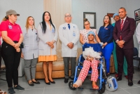 Dan el alta médica en el Hospital Vinicio Calventi a mujer herida por seguridad: &quot;Tres ángeles la cuidaban&quot;