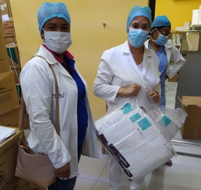 Hospital Dr. Vinicio Calventi entrega EPP a su personal de salud